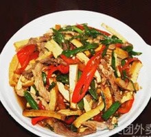 Fried Tofu with Shredded Pork
