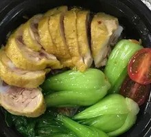 Cantonese Salt-Baked Chicken Baozi Rice