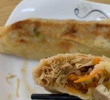 Spring Roll Wrapped in Pancake