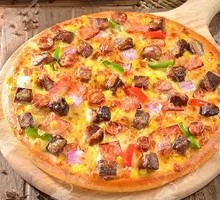 Crab Roe Seafood Pizza