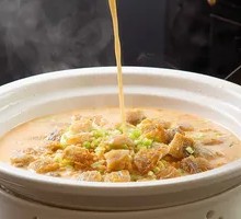 Shrimp Soup Fried Rice with Cod