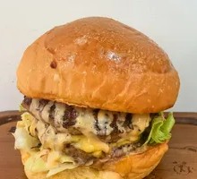 Double Cheese Beef Burger