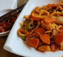 Seafood Stir-Fried Udon