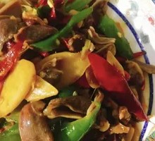 Pickled Pepper Duck Gizzard