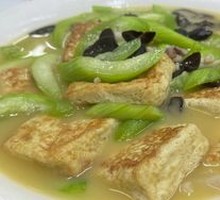 Loofah Tofu Soup