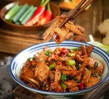 Spicy Bamboo Shoots with Pork Belly