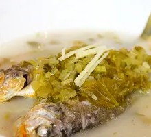Salted Cabbage with Bamboo Shoots and Yellow Croaker