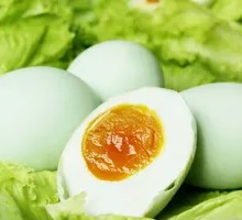 Homemade Salted Duck Egg