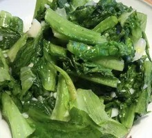 Garlic Mashed Pak Choi