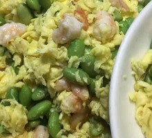 Mung Bean and Shrimp Omelette