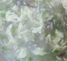 Celery and Minced Pork Soup