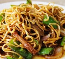Shredded Pork with Wheat Noodles