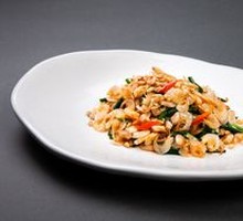 Pine Nuts Stir-Fried with Cherry Shrimp