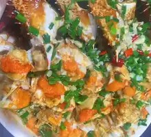 Red Roe Blue Crab