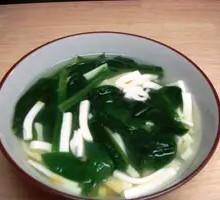 Spinach Tofu Soup