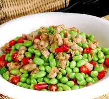 Stir-fried Peas with Meat