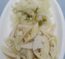 Salted Vegetable Stir-fried Bamboo Shoots