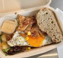 Fried Egg Chicken Salad Box