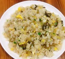 Salted Vegetable Egg Fried Rice