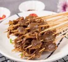 Duck Gizzard Skewers