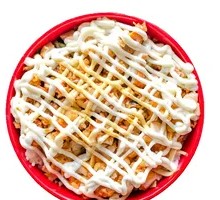 Crispy Chicken Rice Bowl with Salad