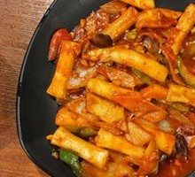 Spicy Rice Cake Stir-Fry