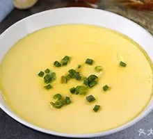 Steamed egg custard