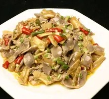Stir-Fried Chicken Offal with White Pepper