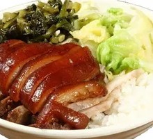 Two Meat, One Vegetable Combo