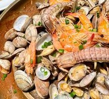 Grilled Seafood Dry Pot