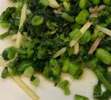 Stir-Fried Salted Vegetables with Edamame