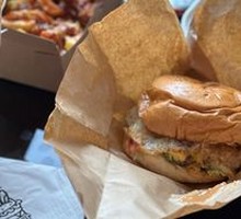 Peanut Butter Bacon Beef Burger