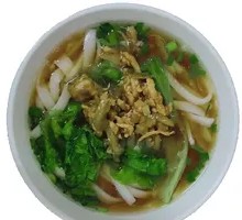 Snow Cabbage and Pork Noodle Soup