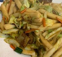 Pork Ribs with Rice Cake