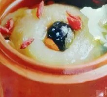 Baked Pear in Clay Pot