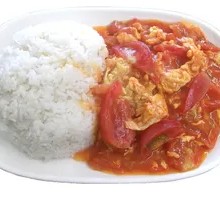 Tomato and Egg Rice Bowl