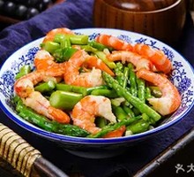 Asparagus Stir-Fried with Shrimp