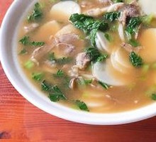 Beef and Rice Cake Soup