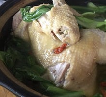 Chicken Soup with Earthy Flavor