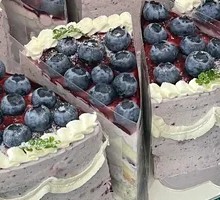 Blueberry Cream Slice