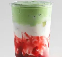 Strawberry Matcha Milk