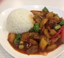 Beef and Potato Rice Bowl