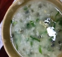 Preserved Egg and Pork Rib Porridge