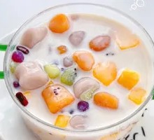 Taro Ball Fruit Salad