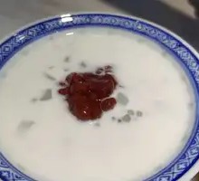 Red Bean Coconut Sago Dessert