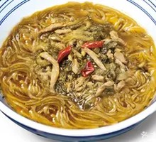 Pickled Vegetable and Pork Thread Noodles