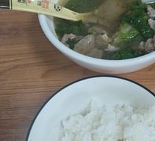 Pork Liver and Pork Meat Soup Rice