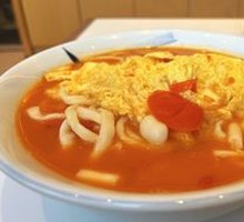 Tomato Mushroom Egg Noodles