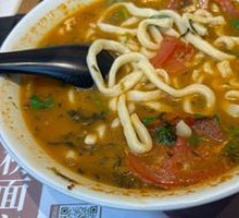 Tomato Sauce Pork and Greens