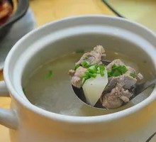 Radish and Pork Rib Rice Soup